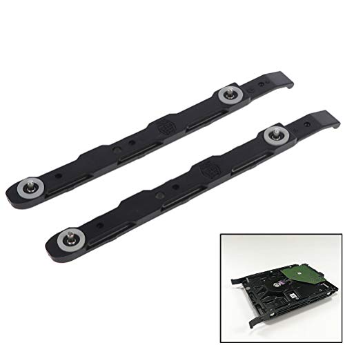 Eshylala 4 Pack Chassis Hard Drive Mounting Plastic Rails,Black #TOP5