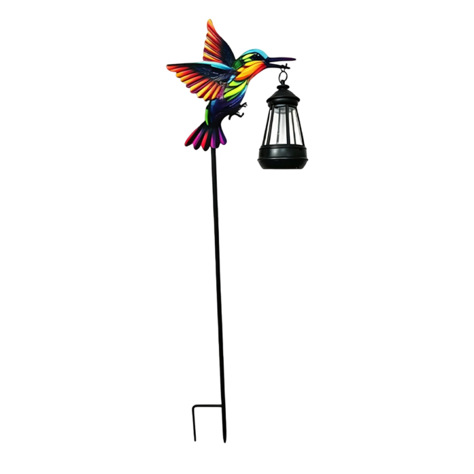 Solar Hummingbird Garden Lights, Metal Stake Hummingbird Solar Lanterns, Waterproof Outdoor Decorative Lights for Yard, Patio, Walkway, and Landscaping