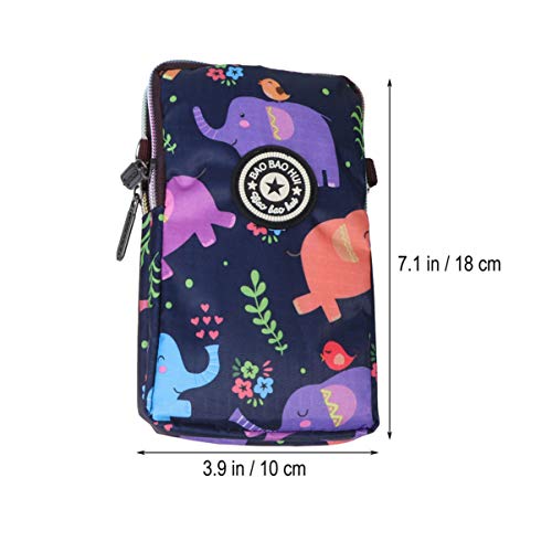 SOIMISS 1 PC Zipper Phone Bolsa Mulher Cross- Body Bag Moda Bolsa Pescoço Sacos Sacos de Armazenamen