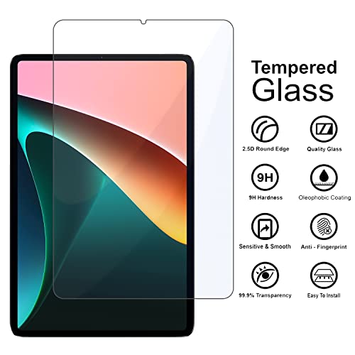 Image of Tempered Glass Screen Guard For Xiaomi Mi Pad 5 / Xiaomi Mi Pad 5 Pro (11 inch Inch) Smartphone (Transparent) (With Easy Installation Kit) (Pack Of 1)
