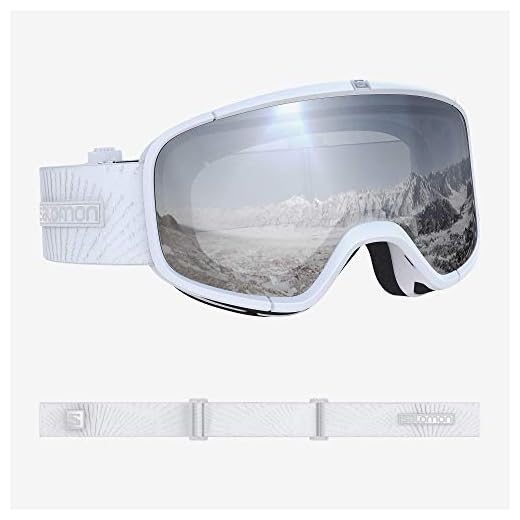 Salomon, Four Seven, unisex skidglasögon, vit/universell super vit, L40517000