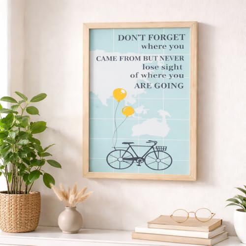 Image of Home Decoration Items for Living Room, Wall Decor Items for Living Room, Motivational Wall Frames, Bed Room Home Balcony Wall Decoration Items, Wall Art Hanging, Anniversary, Birthday Gift for Women