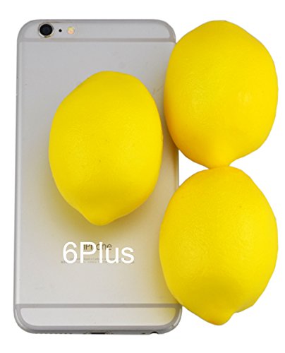 Jedfore Artificial Lemons Simulation Lifelike Small Lemons Fake Fruit For Home Kitchen Wedding Party Decoration Photography 12Pcs Set (Yellow) #TOP5