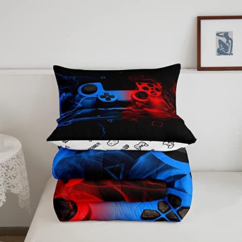 Erosebridal Gaming Twin Comforter Set for Boys - Boys Twin Bedding Sets, Boys Room Decor 5 416LcZIWBKL. AC