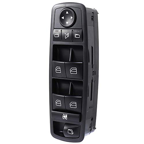 OCPTY Power Window Switch Driver Side Power Window Master Control Switch Fits for Mercedes-Benz 2007-2009 GL320 for GL350 for GL450 2007-2012 2012-2012 for GL550 2008-2012 GL550 Replace OE:A2518300590