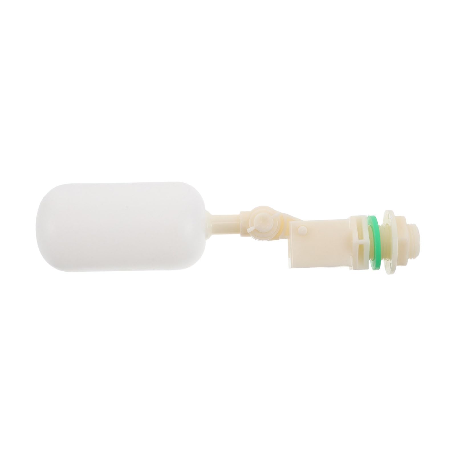 PACKOVE Automatic Float Valve Waterer Bowl Adjustable Arm Float Valve Plastic White for Cattle Horses