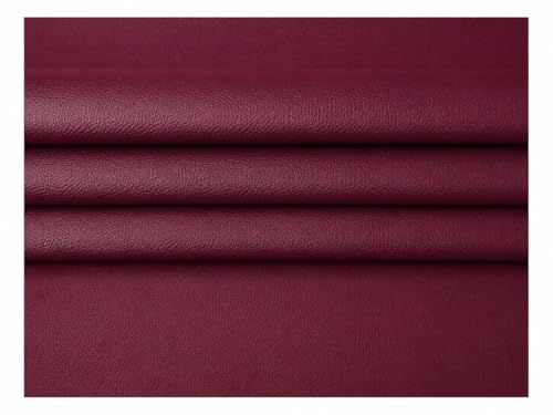 LUXEZA Poly Fabric Upholstery Premium Rexine Fabric for | Sofa | Car Seat Cover | Office Furniture Repair | Waterproof Soft Artificial Leather Sheet (Maroon, 3 Meter)