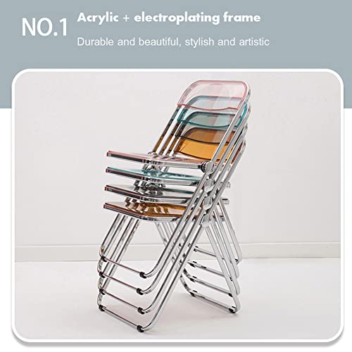 Chaise en acrylique transparent stable : finis les espaces encombrés