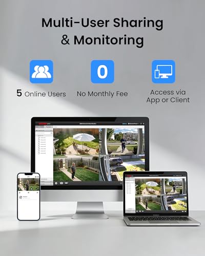 Image of ZOSI 8CH 3K Lite Home Security Camera System Outdoor Indoor, AI Human /Vehicle Detection, Night Vision, 4pcs 1920TVL 1080P Metal CCTV Cameras, Remote Access, H.265+ 8 Channel Video DVR No Hard Drive
