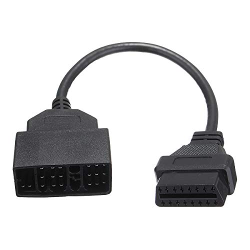 Wooya 22 Broches Obd1 Au Câble Adaptateur De Convertisseur Obd2 À 16 pour Le Scanner De Diagnostic Toyota Cover