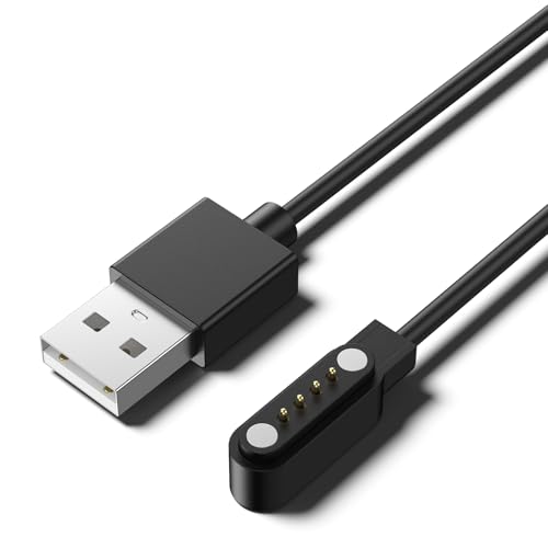 Vanjua Charger Cable for Bone Conduction Headphone, 4-pin Magnetic Charger Cable for SAMVEK...