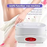 wachsgerät für augenbrauen - Professioneller, vielseitiger Wachswärmer: Dieser Wachswärmer eignet sich für das Aufschmelzen der meisten Wachsformate und hilft, Ihre Körperhaare in allen Bereichen wie Achselhöhle, Bikinizone, Bart usw. zu entfernen glühend. Verabschieden Sie sich von dem klebrigen Wachs in der Mikrowelle oder auf dem Herd.