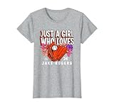 Just A Girl Who Loves Jake Rogers Detroit MLBPA T-Shirt