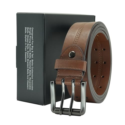 Giantsize Belts for Men Big and Tall Double Prong 2 Hole Plus Size2