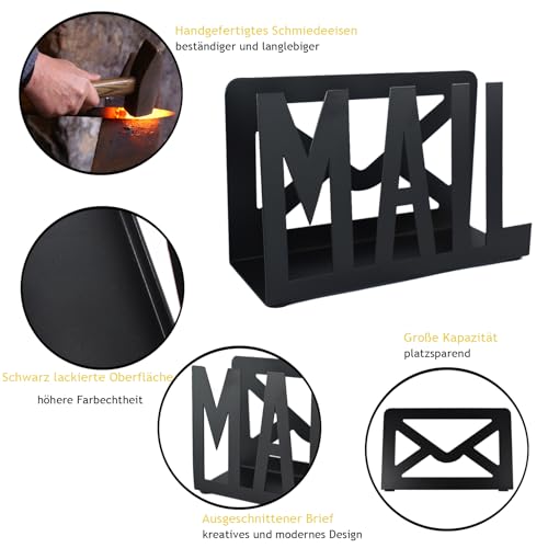 Mail Halter Moderner Metall Brief Halter Arbeitsplatte Organizer Mail Schriftzug Ständer für Wohnung Büro Schule Dokumenten Rechnung