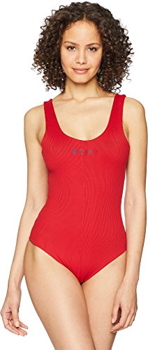 Hurley Women's Apparel Standard Quick Dry Merica' Usa 1-Piece Swimsuit Bodysuit, Gym Red, Medium #TOP16