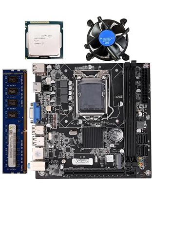 Image of H61 Motherboard Combo /Kit with i5-3470 Processor, 8GB DDR3 RAM, Mysterious Gift, and Free CPU Fan at (2 Year Replacement Warranty).