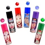 Nico Europe® Color-Haarspray bunt sortiert, 6 Dosen à 125 ml ...