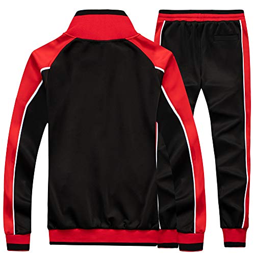 AOTORR Men's Tracksuit 2 Pieces Sweat Suits Casual Full Zip Long Sleeve Outfit Sports Jogging Suits Set2