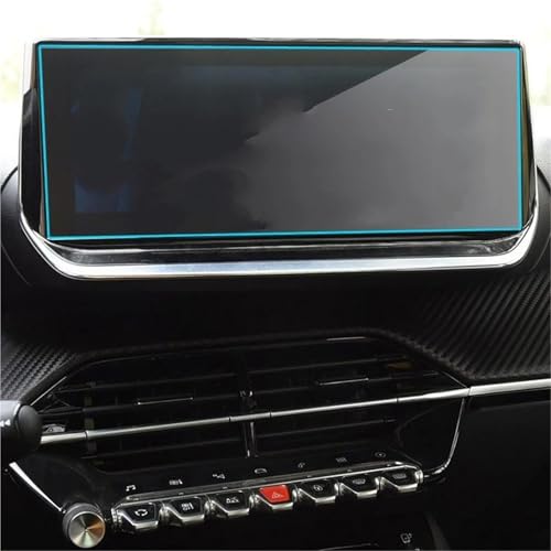 Verre trempé Peugeot 2008 anti-fissure pour écran de GPS de voiture 10,25 pouces