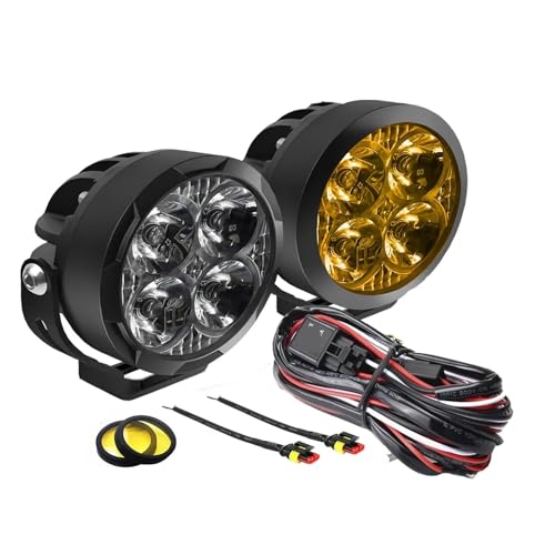 Feux de conduite moto led projecteurs 12v étanches