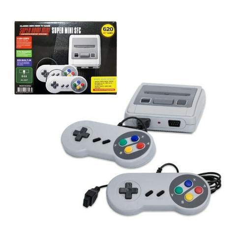 Console Super Classic Edition + 2 Controles + 600 Jogos Clássicos Nintendo