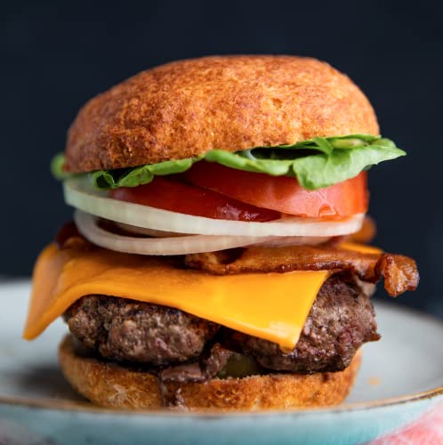 Ketobakes Zero Carb Bread Mix - 0G Net Carbs - Clean Keto And Gluten Free Buns Baking Mix - Easy To Bake - No Starches - Makes 8 Buns (8.6Oz Mix) - Non-Gmo, Dairy Free, Wheat Free Bread, Diabetic Friendly (6 Pack) #TOP5