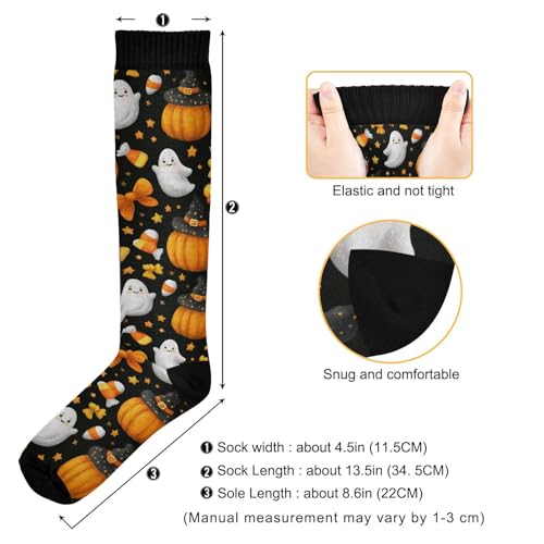 Image of Pigsaly Womens Compression Socks Yellow Stars Funny Brown Capybara Knee High Socks Athletic Tube Sock Outdoor Sport Socks
