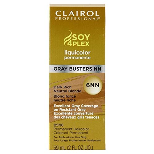 Clairol Professional Liquicolor Gray Busters, Dark Rich Neutral Blonde 6NN 2 oz (Pack of 3)