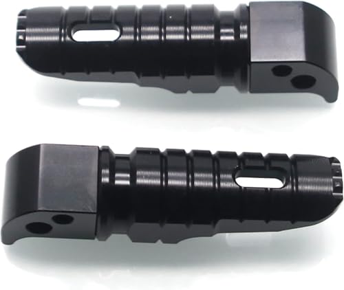 Image of MZS Motorcycle Foot Pegs, Passenger Rear Footpegs Footrest Pedal Adjustable CNC Black Compatible with FJ09 FZ1 FZ6 FZ8 FZ07 FZ09 FZ10 MT03 MT07 MT09 MT10 NIKEN TMAX XMAX XSR700 XSR900 R3