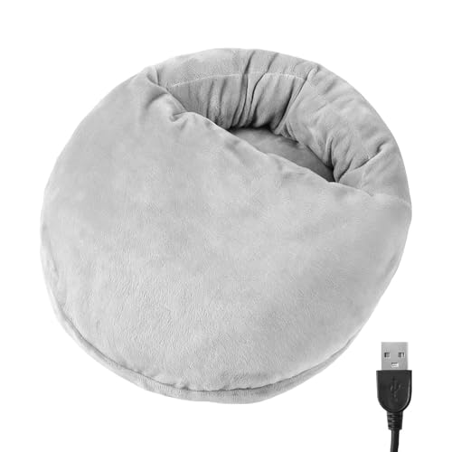 Arrovarp Calentador de pies eléctrico, 3 modos de calor, calentador...