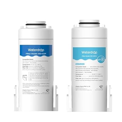 Waterdrop WD-EDF Replacement Filters for All Waterdrop Electric Pitcher (1 Pack) & Waterdrop WD-EDFA Alkaline Filters Replacement for All Waterdrop Electric Pitcher (1 Pack)