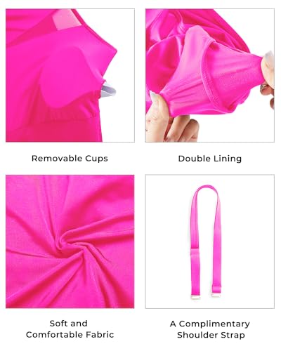 Plus Size One Piece Swimsuit for Women: Tummy Control & One Shoulder Style