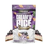 Musclesport Cream'd Rice Gourmet - Hot Rice Cereal with premium flavor inclusions, 25 servings (Huckleberry...