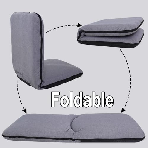 Chaise de méditation avec cadre en acier robuste et capacité de charge 150 kg - 4