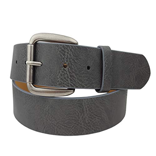 Axesoria Causal Vegan Jean belt (32, Gray)