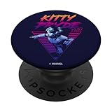 Marvel X-Men Kitty Pryde Retro Neon Triangle PopSockets Standard PopGrip