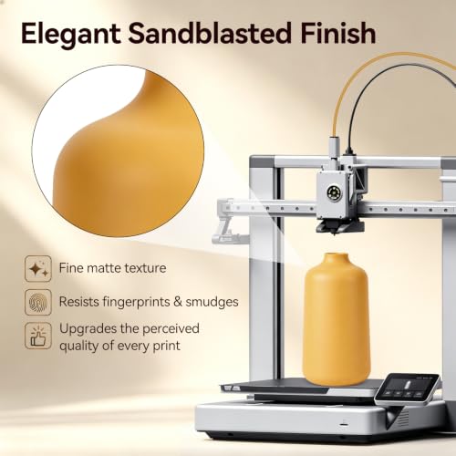 Image of Kingroon Matte PLA Filament 1.75mm 3D Printer Filament Matte Filament 1kg Dimensional Accuracy + /- 0.02 mm (Matte Yellow)