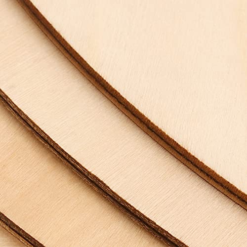Mahiong 25 Pack 12 Inch 1/8 Thick Round Wood Circles, Natural Premium Unfinished Wood Circles Wood Rounds, Wood Circles For Crafts Door Hangers Acrylic Painting #TOP2