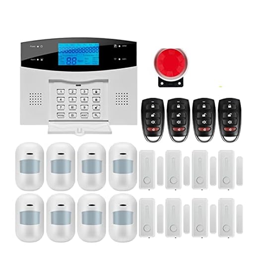 W-LAN GSM PSTN Alarmsystem for den Sicherheit von Zuhause Alarm unterstützen Tuya App Remote Contorl mit IP Kamera Schnelle Installation