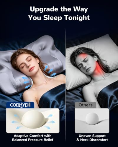 COMFYPIL Cervical Neck Pillow for Pain Relief Memory Foam Pillows - image 5