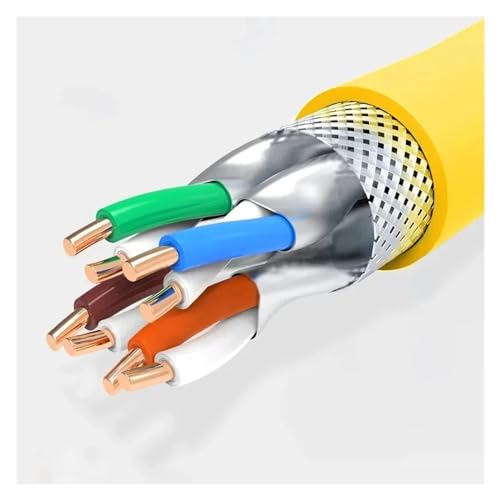 Fil d'installation Ethernet Cat8 RJ45 double blindage 24AWG 30m