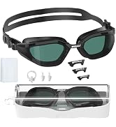 Whale Adult Swim Goggles, Anti-Fog & 100% UV Protection, Ultra-Soft Silicone Seal for Men & Women