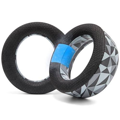 WC Freeze Pulse Elite - Cooling Gel Earpads Compatible with PS5 Pulse Elite, Made by Wicked Cushions | Thicker Cushion & Wider Opening | Geo Grey by WC - Used condition - CA$16.79