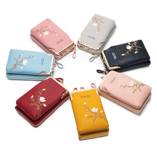 Indefinitet Women Sling Cross-Body Wallet with Mobile Cell Phone Holder, Forever Savour Mobile Phone Bag4