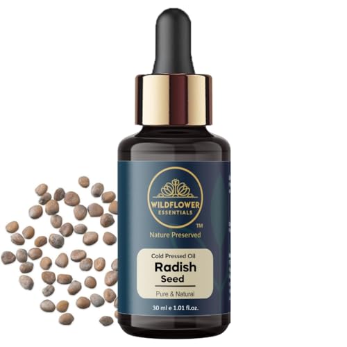 Image of Radish Seed Oil (Raphanus sativus) Pure and Natural for Face Skin Hair & Body (30ml)