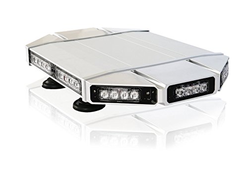 Thundereye 18" Inch (Amber/White) Low Profile Magnetic Roof Mount Snow Plow Truck Vehicle Strobe Mini Led Light Bar #TOP3