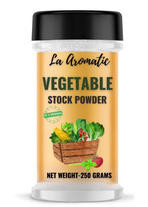 La Aromatic Vegetable Stock Powder,250 Grams Prepares Quickly Vibrant Flavours Ideal