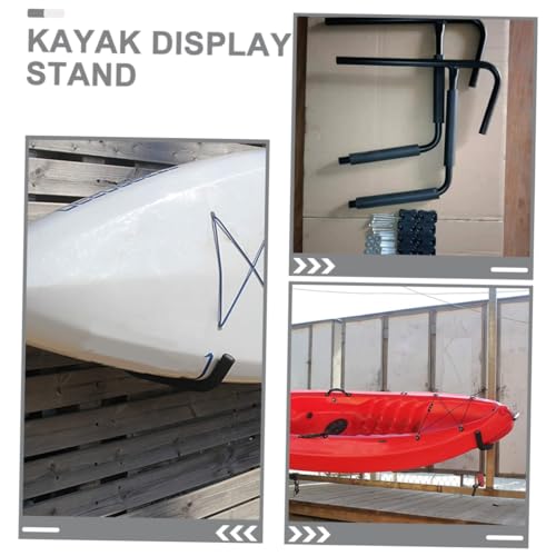 Soporte de kayak para pared Milisten con rack de fácil instalación para surf y canoas 6