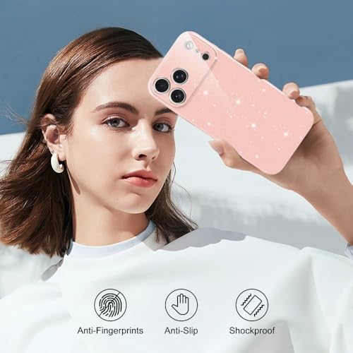 Étui silicone Nothing Phone 3A Pro magnétique premium noir à paillettes